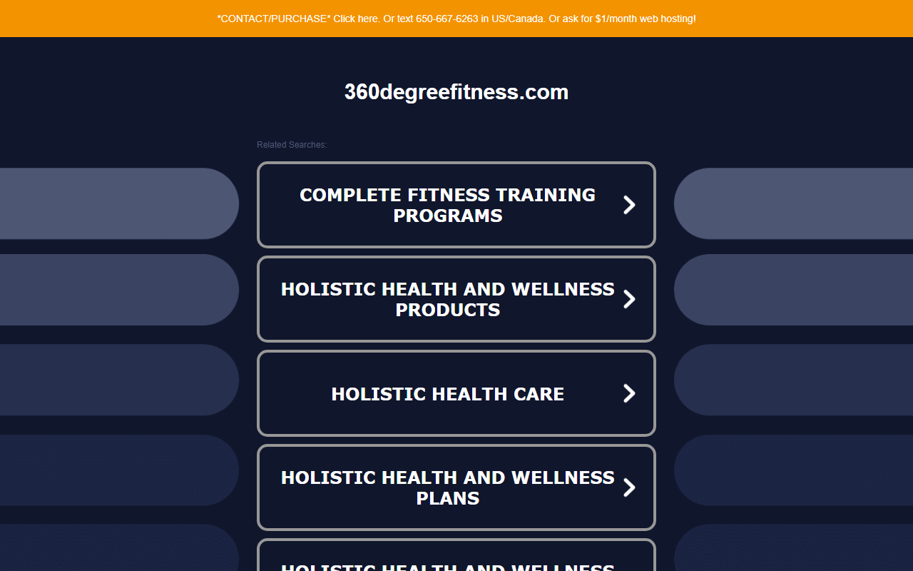 360degreefitness.com screenshot