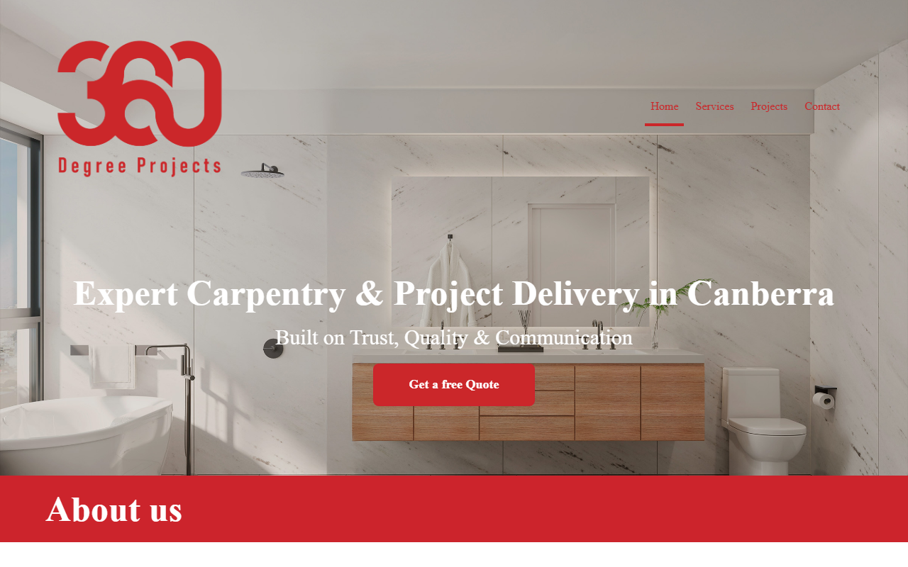 360degreeproject.com screenshot