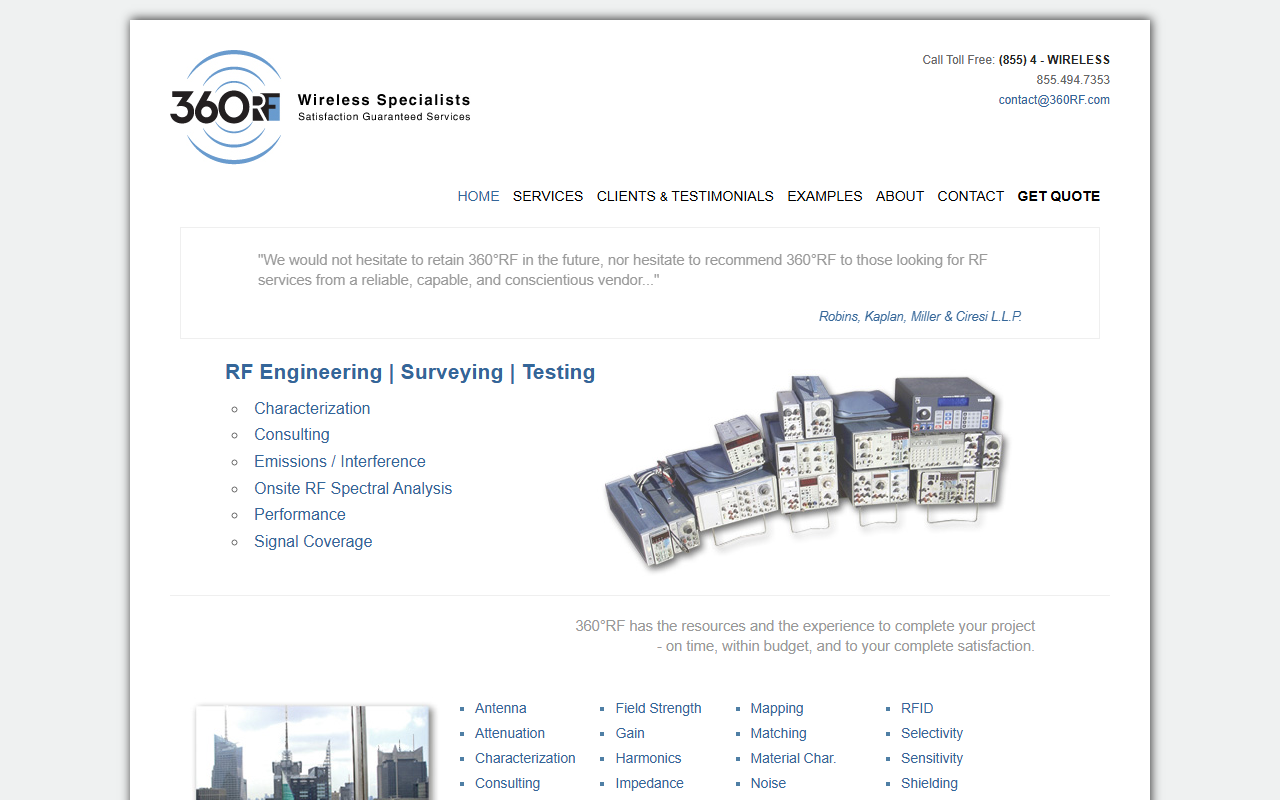360degreerf.com screenshot