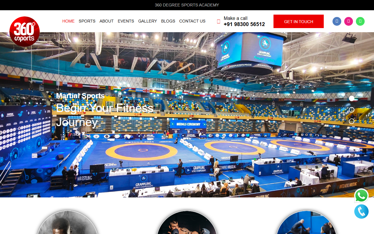 360degreesports.com screenshot