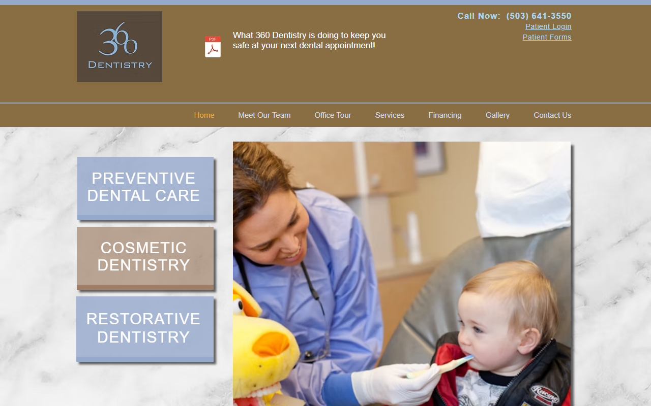 360dentistry.com screenshot
