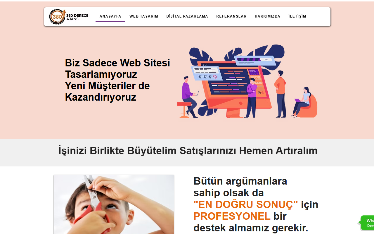 360dereceajans.com screenshot