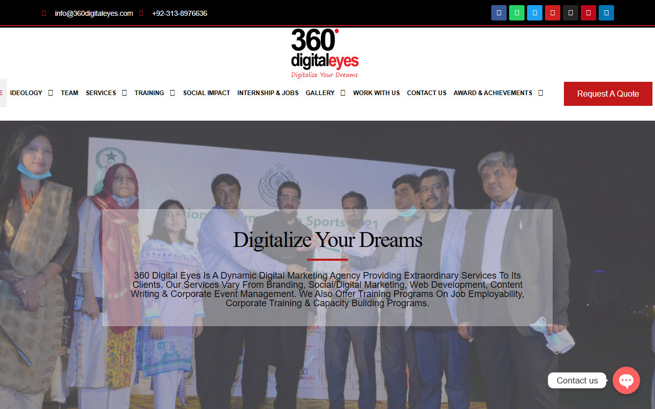 360digitaleyes.com screenshot