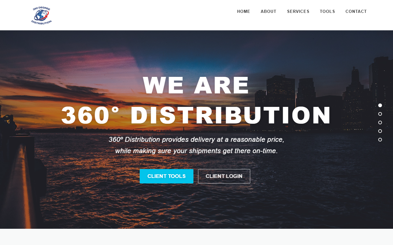 360distribution.com screenshot