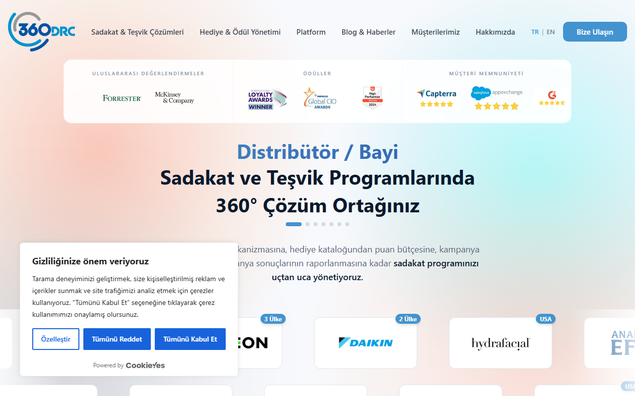 360drcpazarlama.com screenshot
