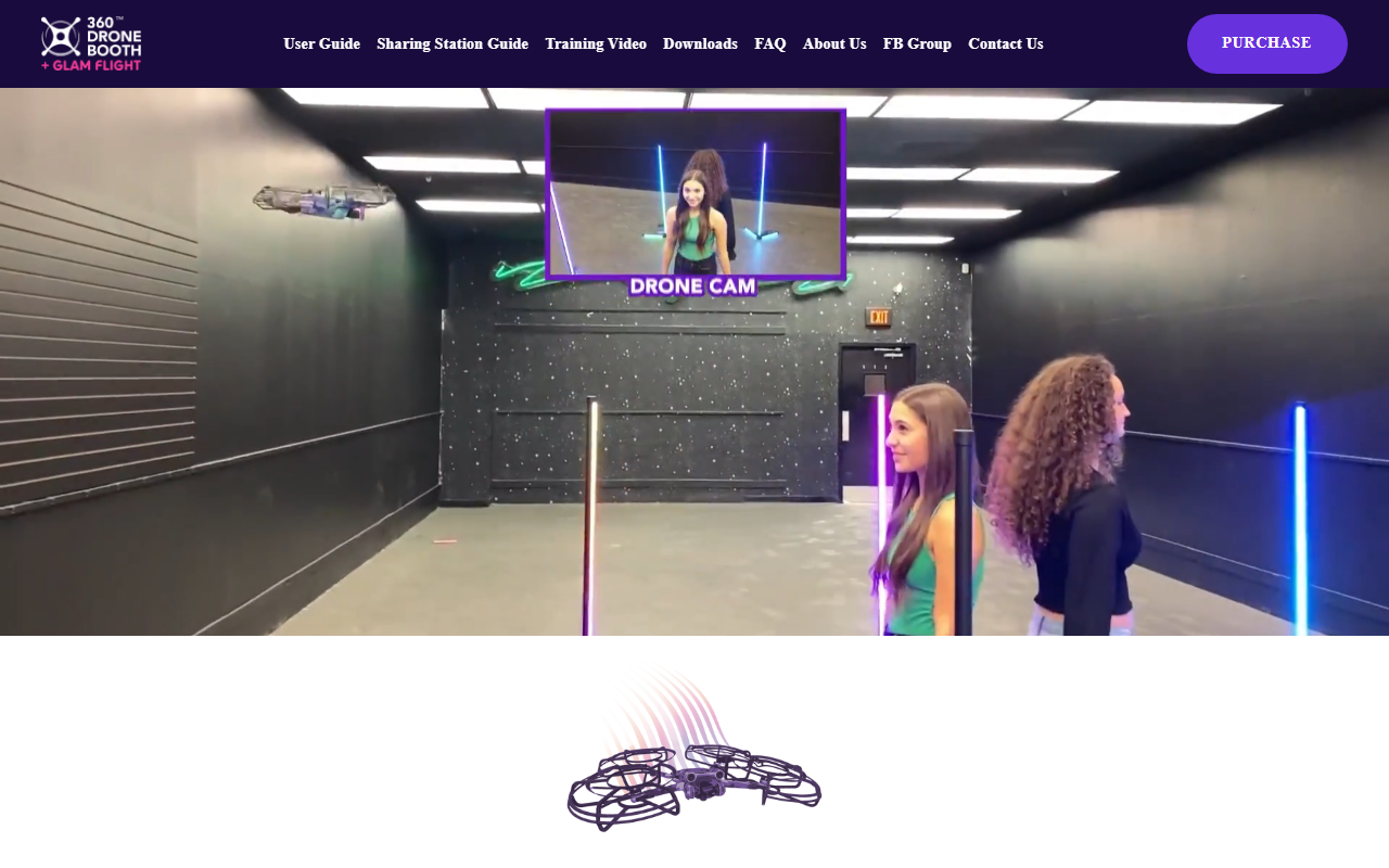 360dronebooth.com screenshot