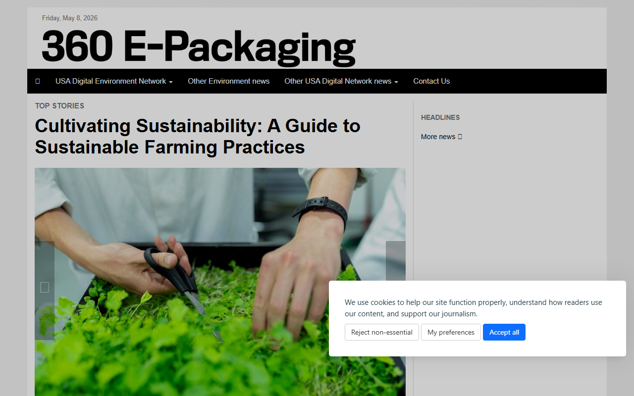 360e-packaging.com screenshot