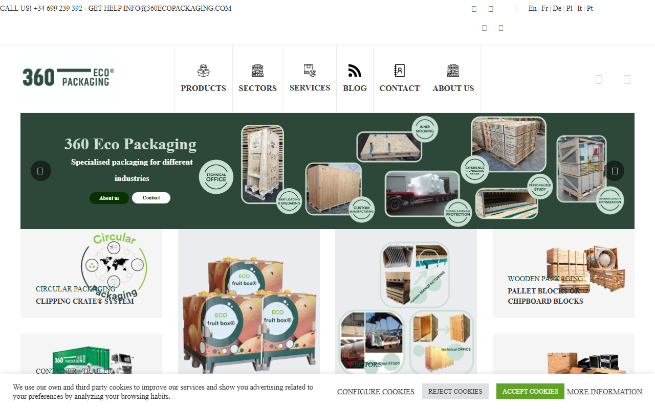 360ecopackaging.com screenshot