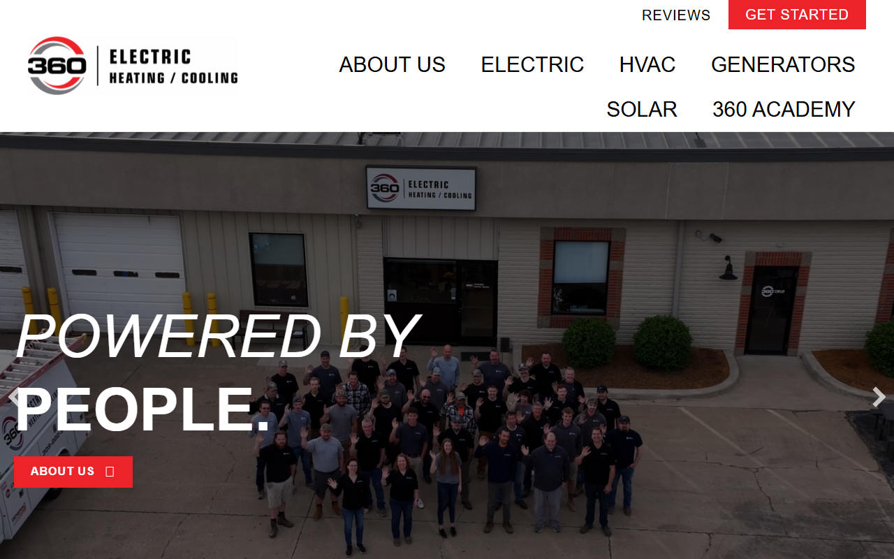 360electrichvac.com screenshot