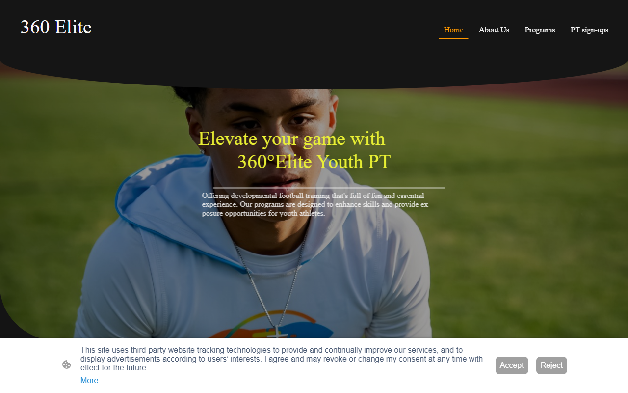 360elitetraining.com screenshot