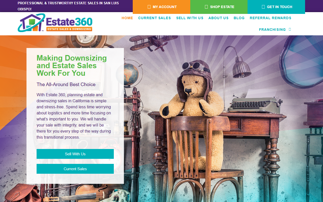 360estatesale.com screenshot