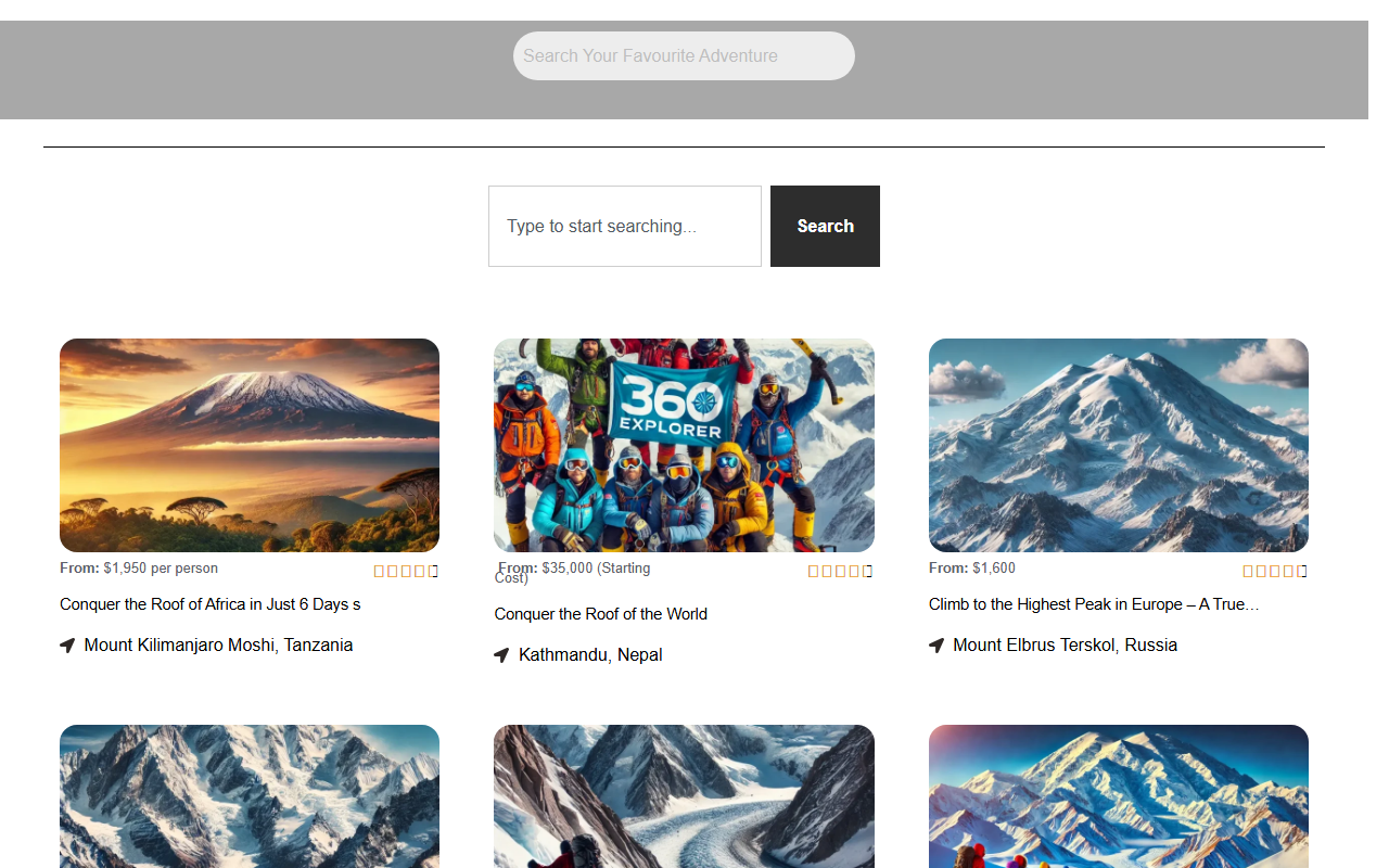 360explorers.com screenshot