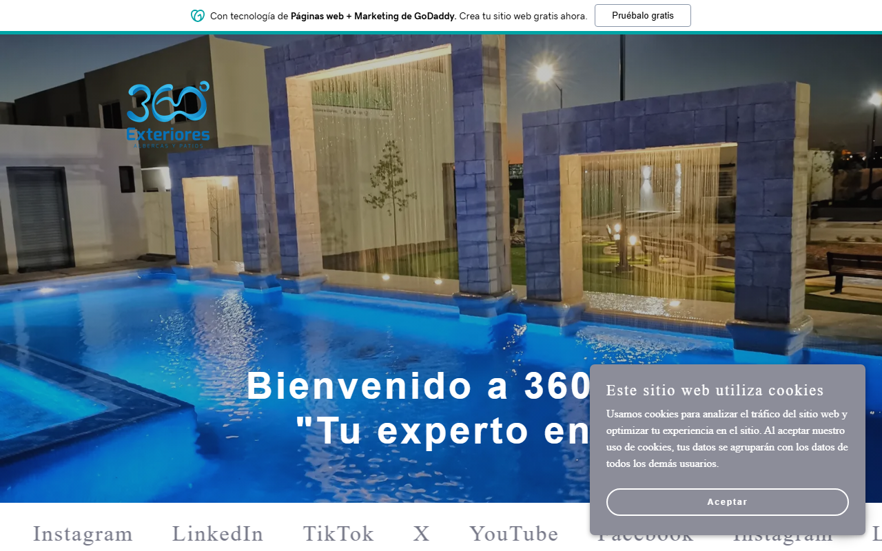 360exteriores.com screenshot