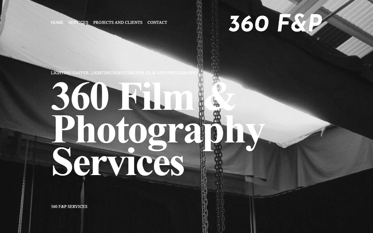 360filmandphoto.com screenshot