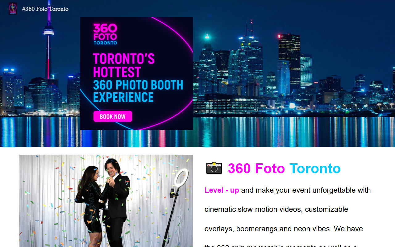 360fototoronto.com screenshot