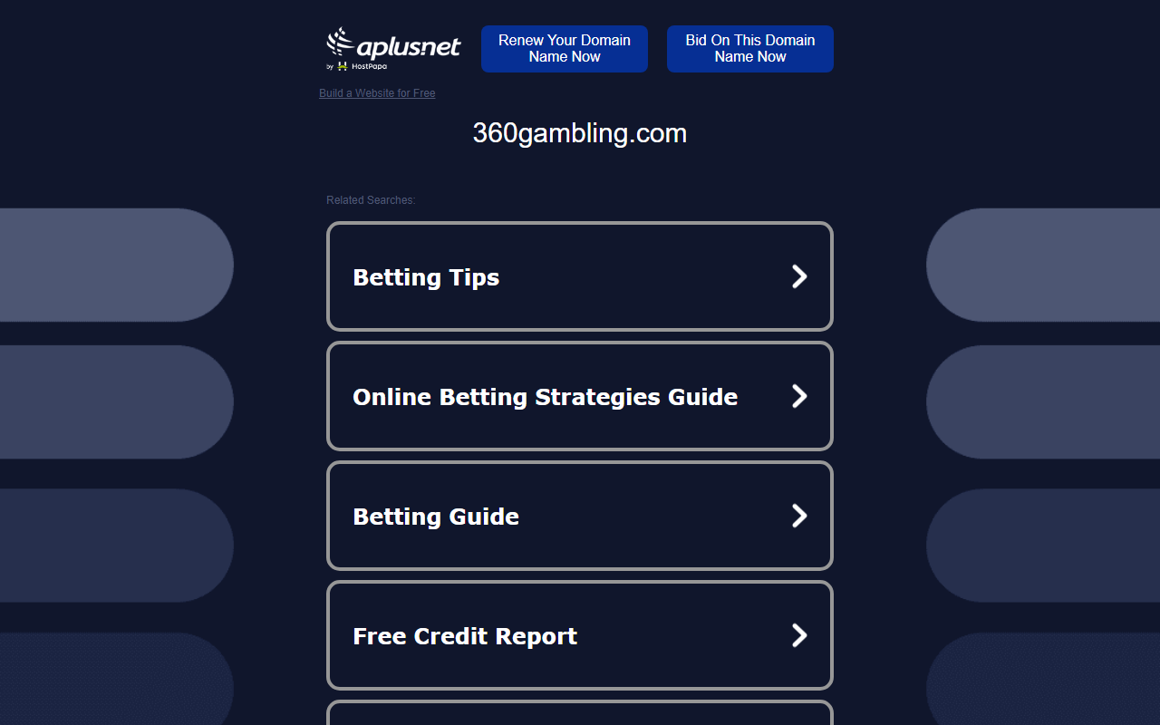 360gambling.com screenshot