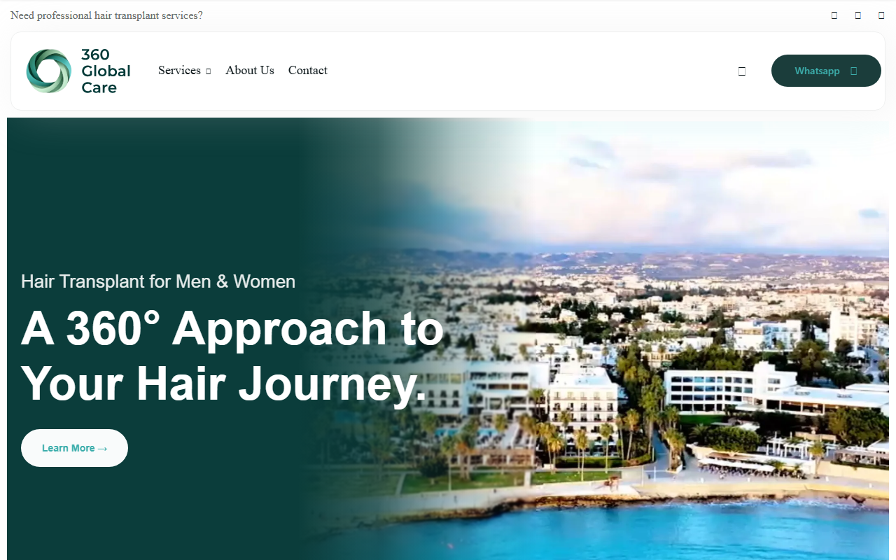 360globalcare.com screenshot