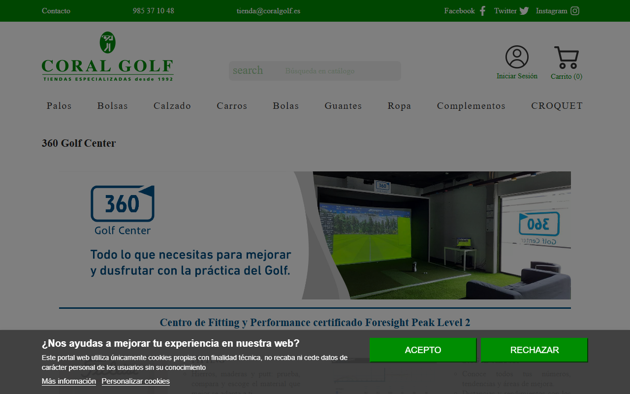 360golfcenter.com screenshot