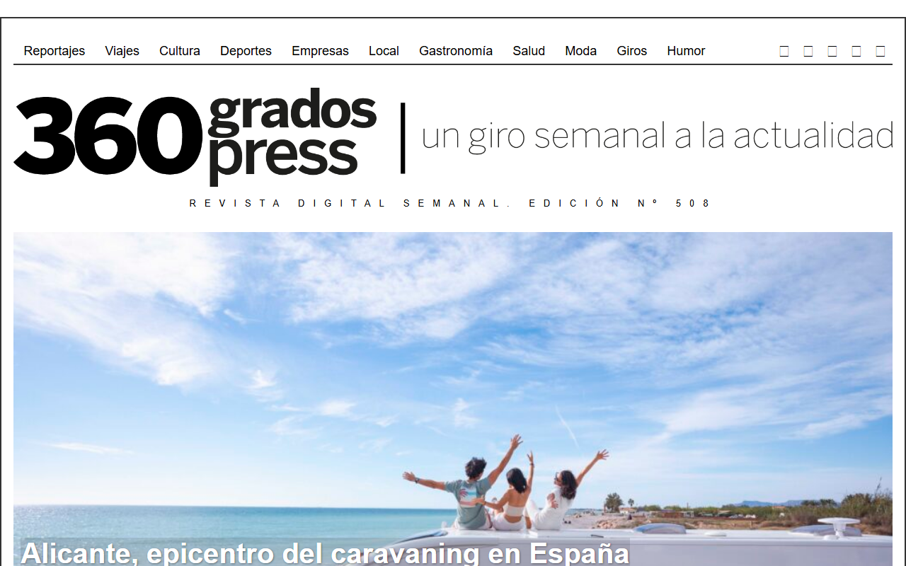 360gradospress.com screenshot