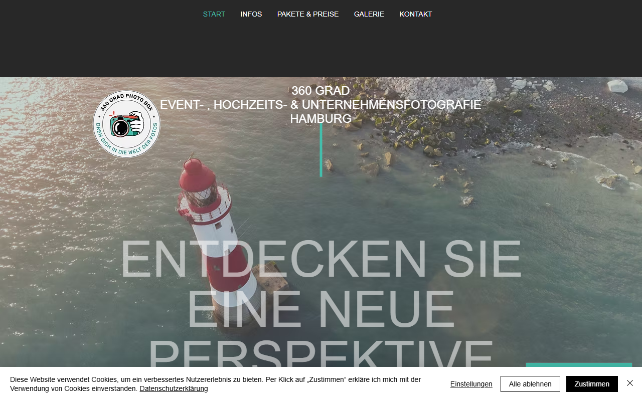 360gradphotobox.com screenshot