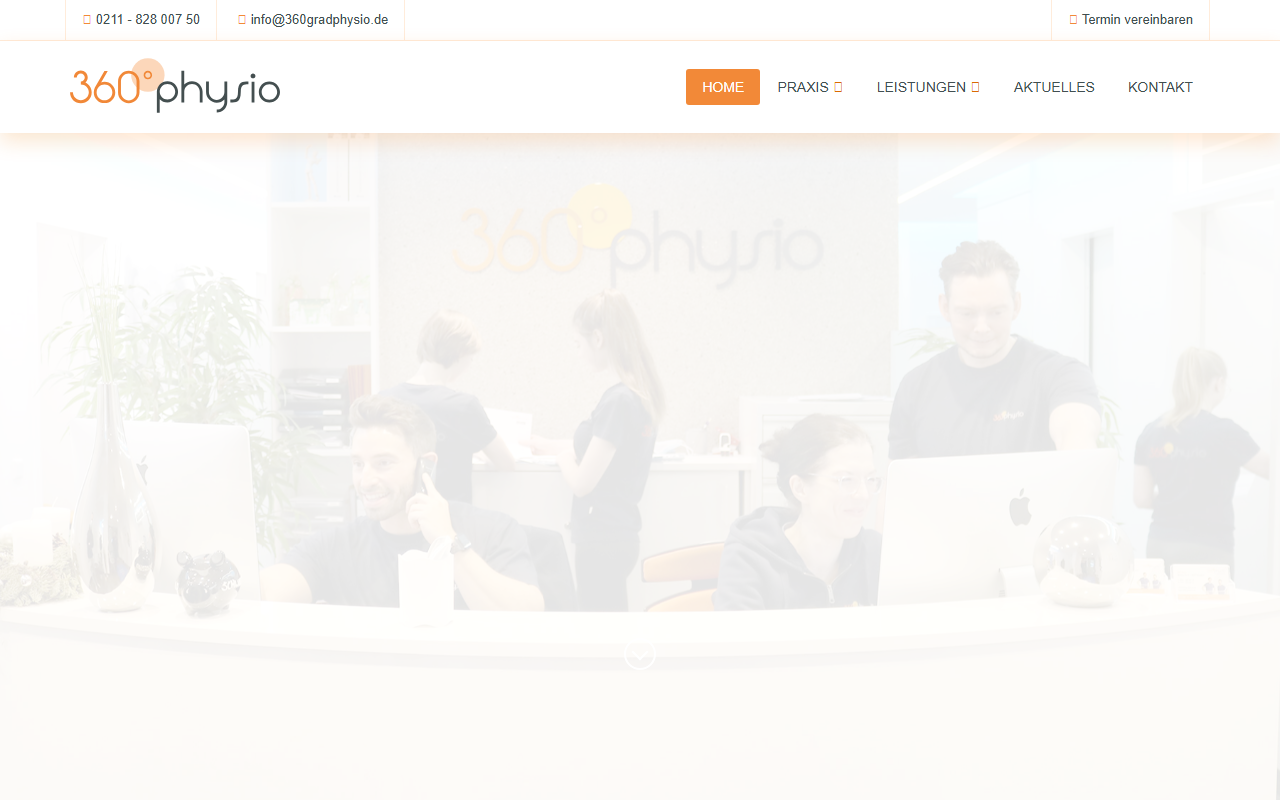 360gradphysio.com screenshot