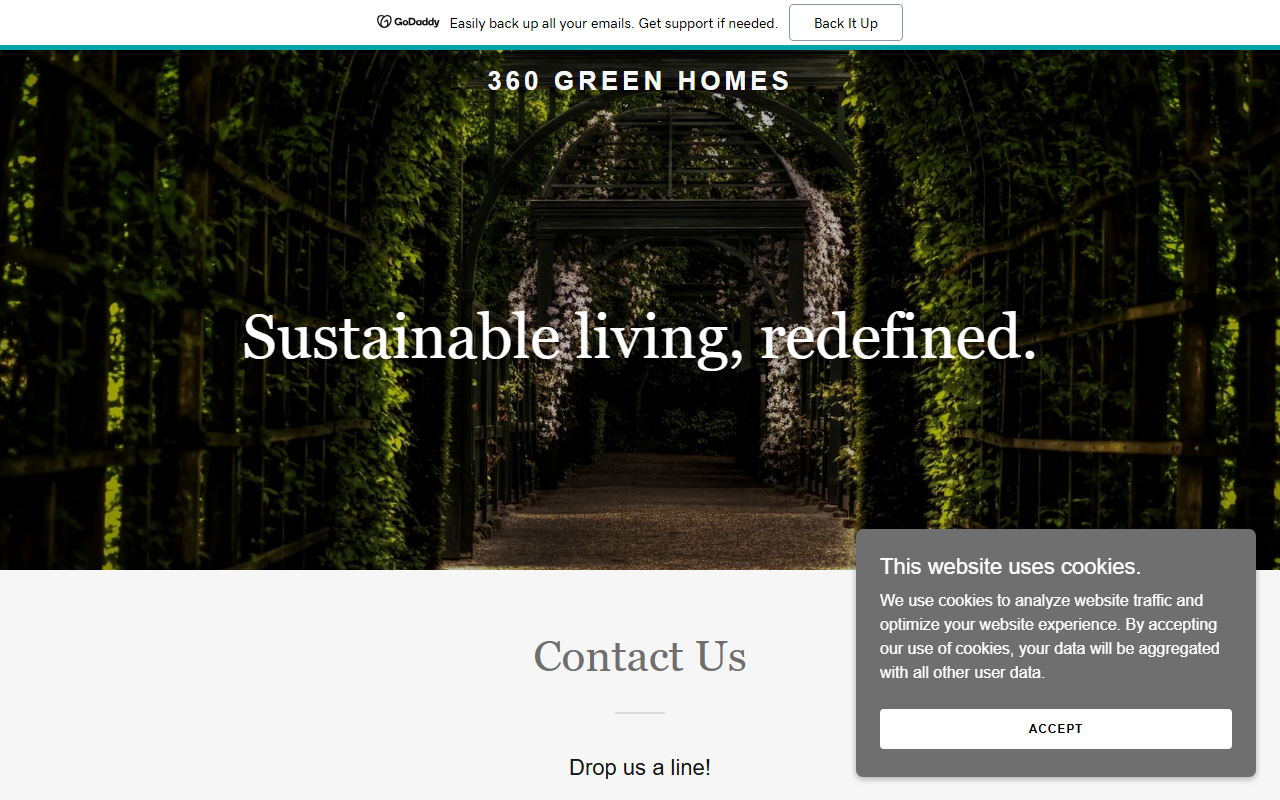 360greenhomes.com screenshot