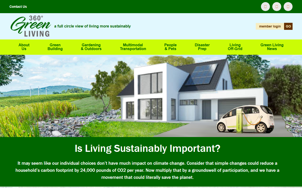 360greenliving.com screenshot