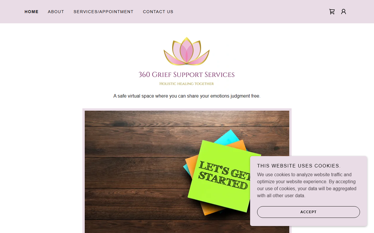360griefsupport.com screenshot