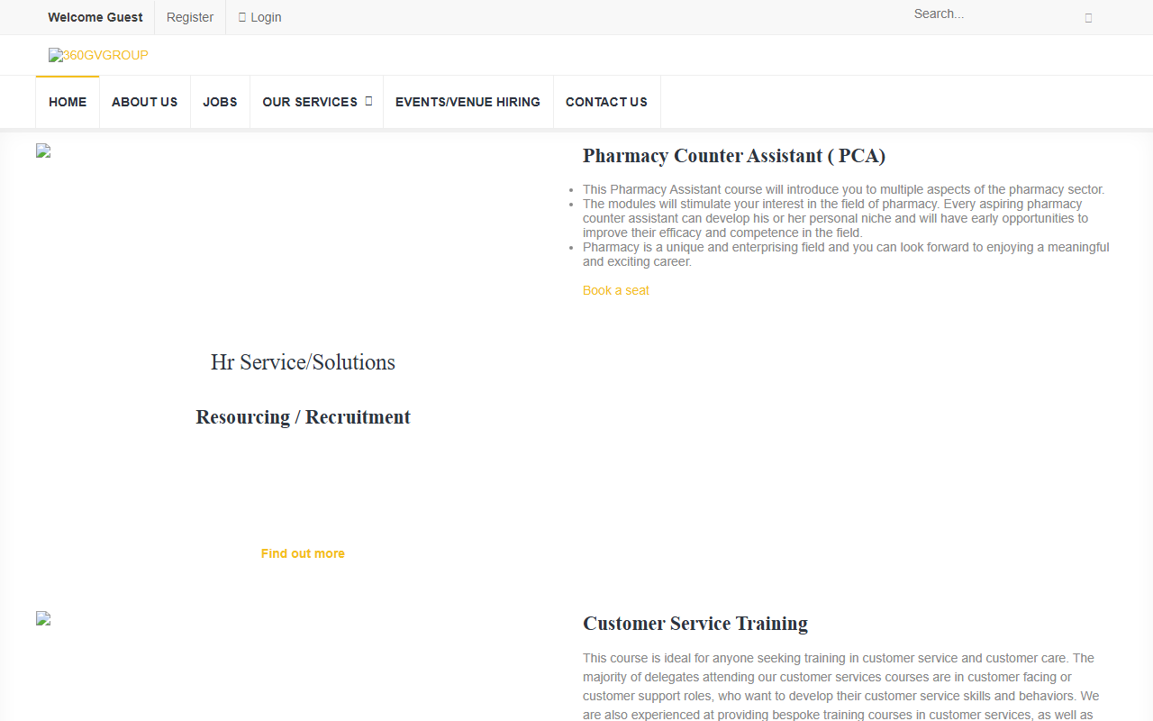 360gvgroup.com screenshot