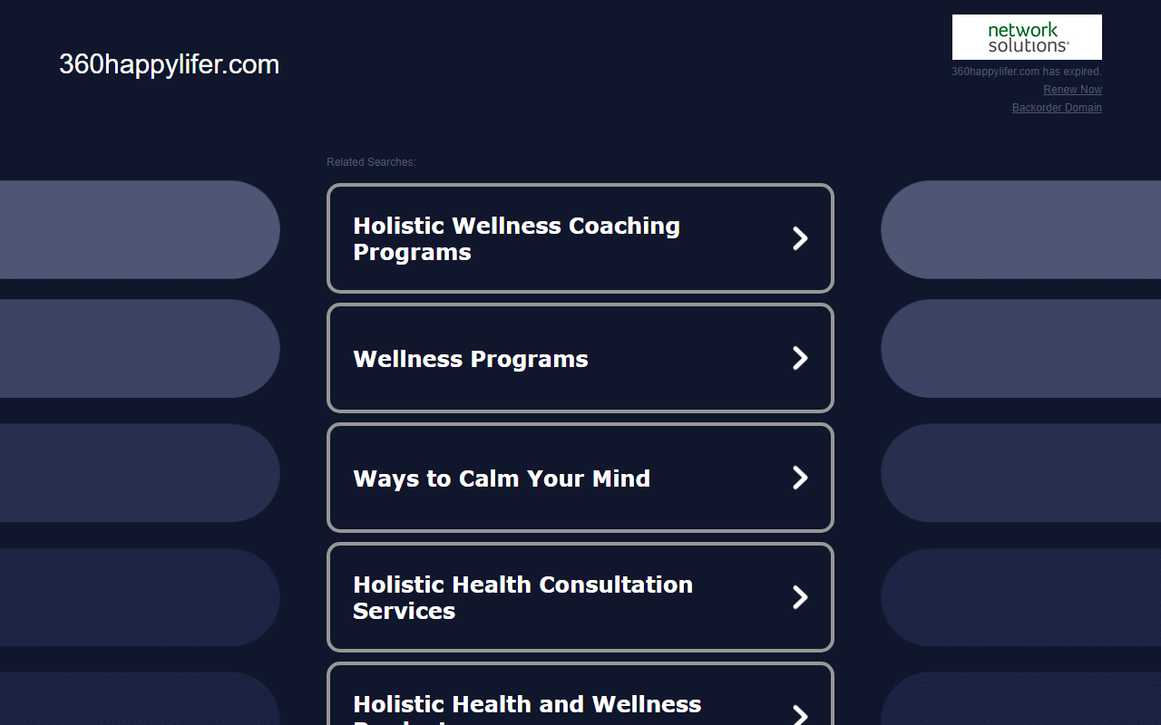 360happylifer.com screenshot