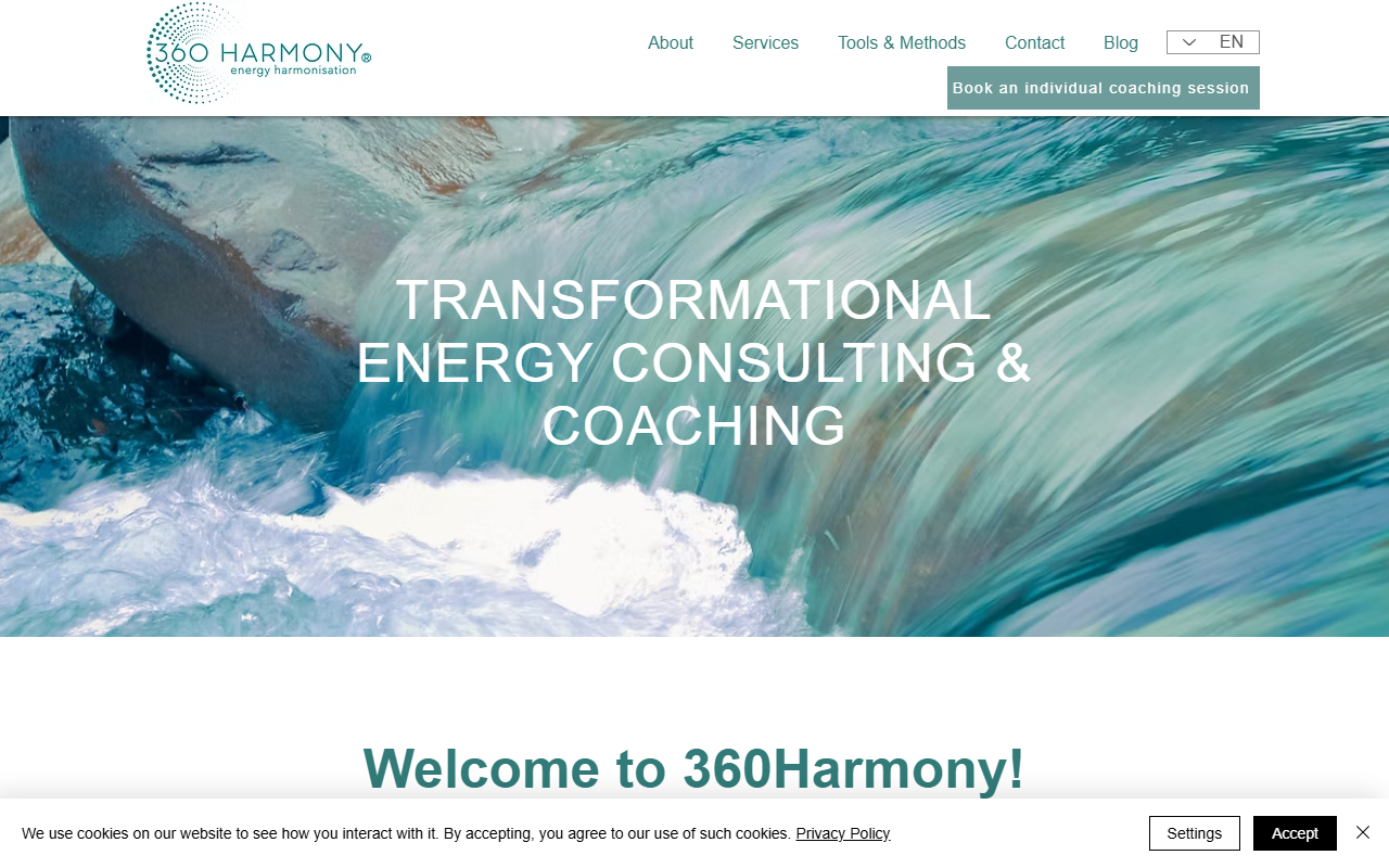 360harmony.com screenshot