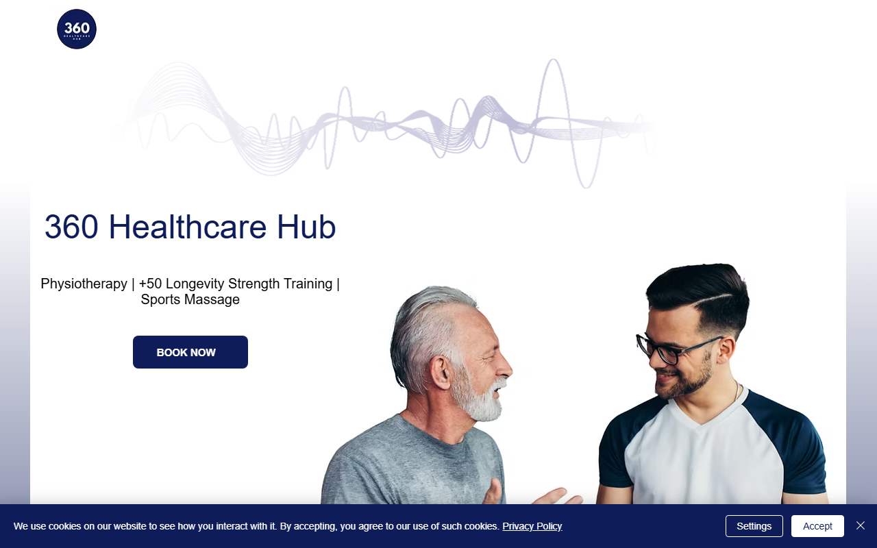 360healthcarehub.com screenshot