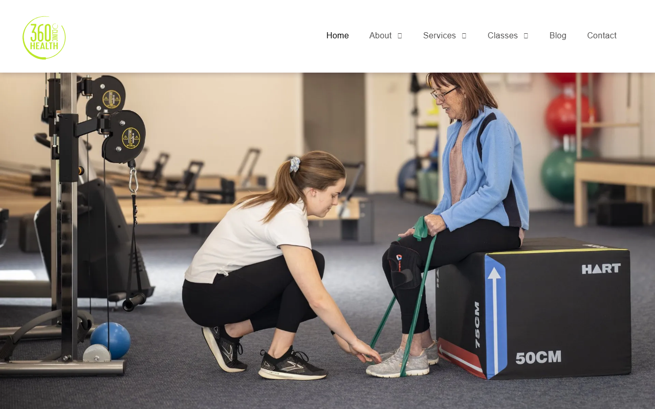 360healthclinics.com screenshot