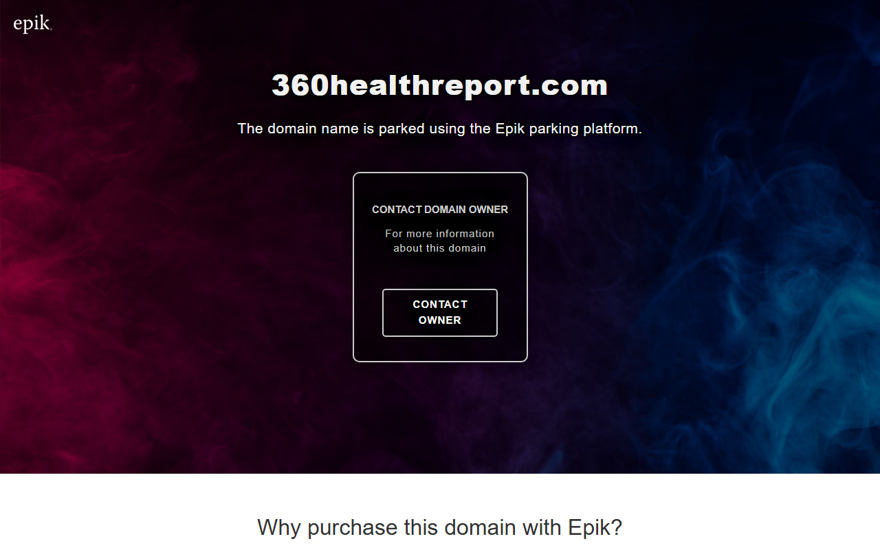 360healthreport.com screenshot