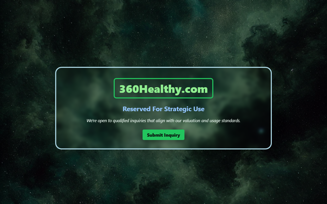 360healthy.com screenshot