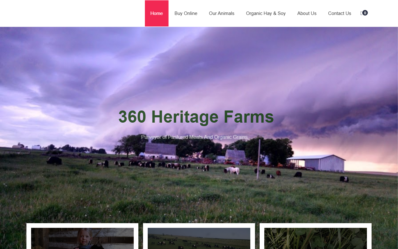 360heritagefarms.com screenshot