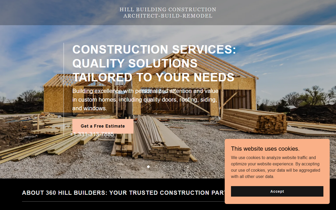 360hillbuilders.com screenshot