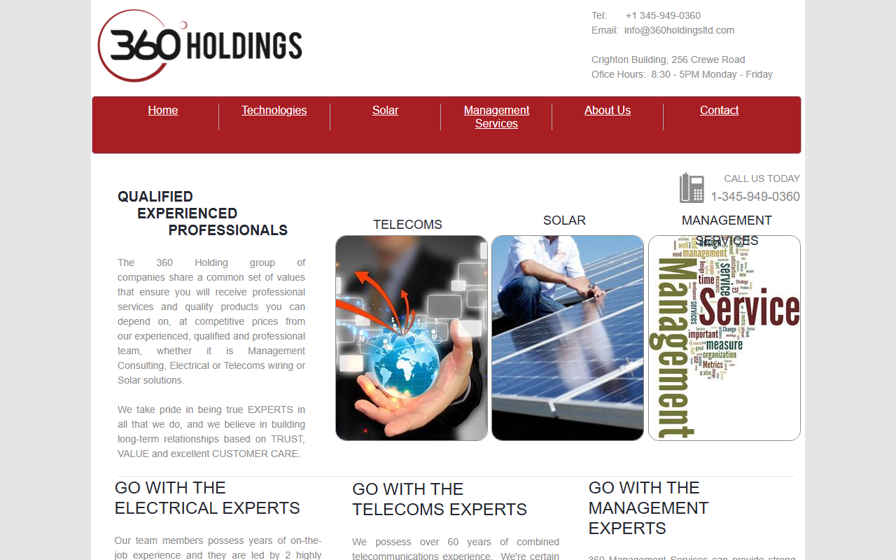 360holdingsltd.com screenshot