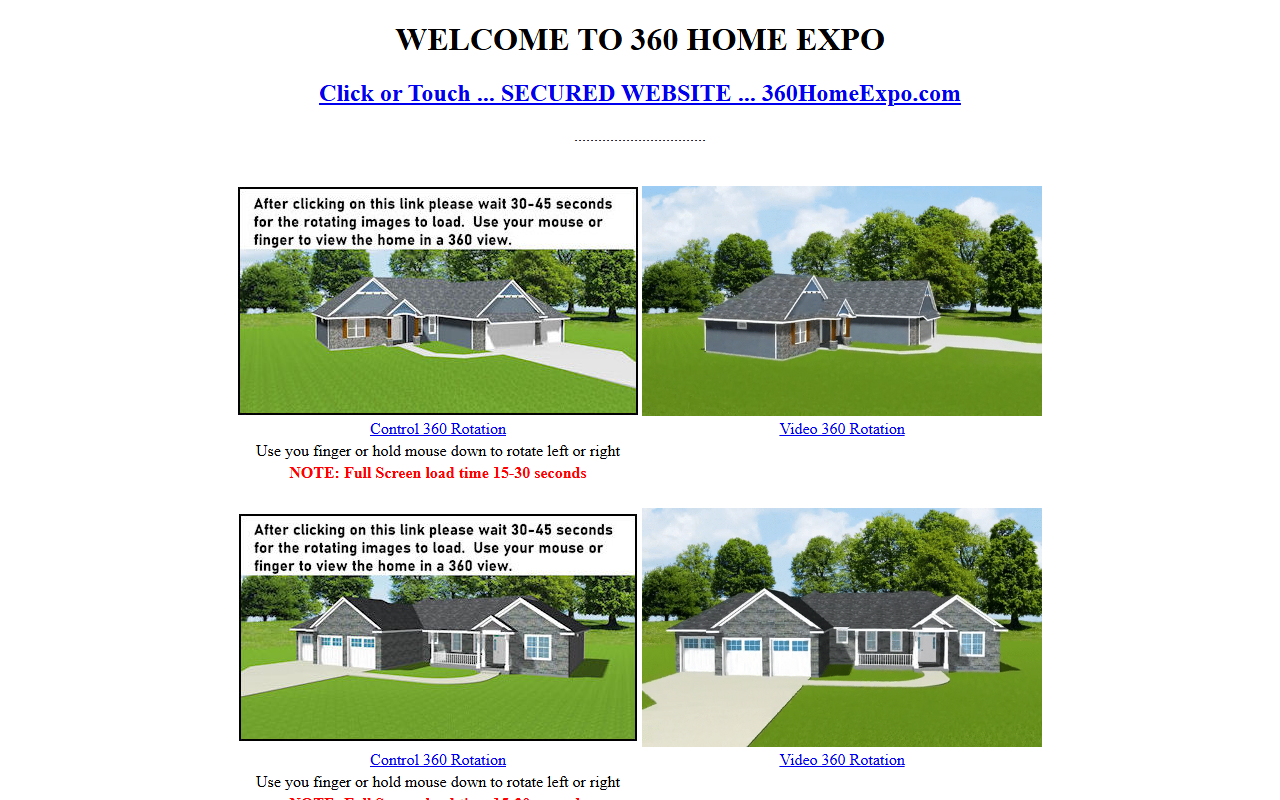 360homeexpo.com screenshot