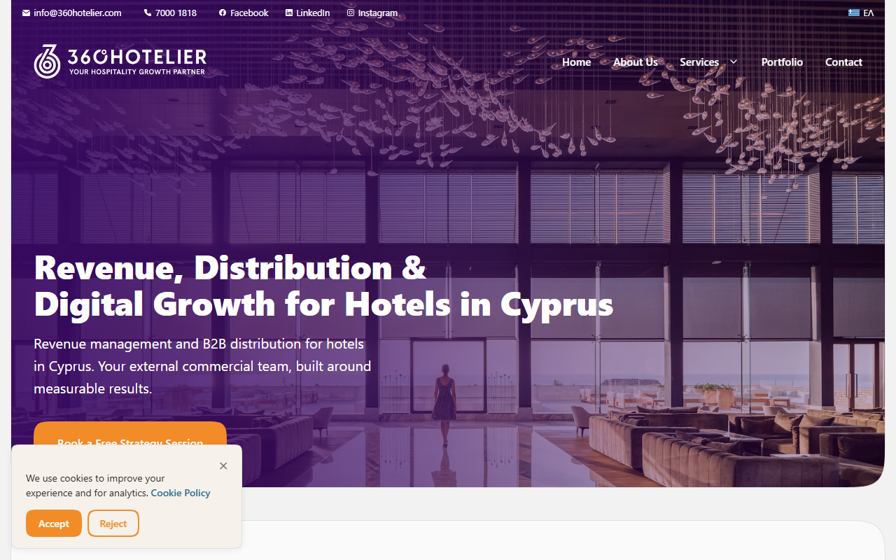 360hotelier.com screenshot