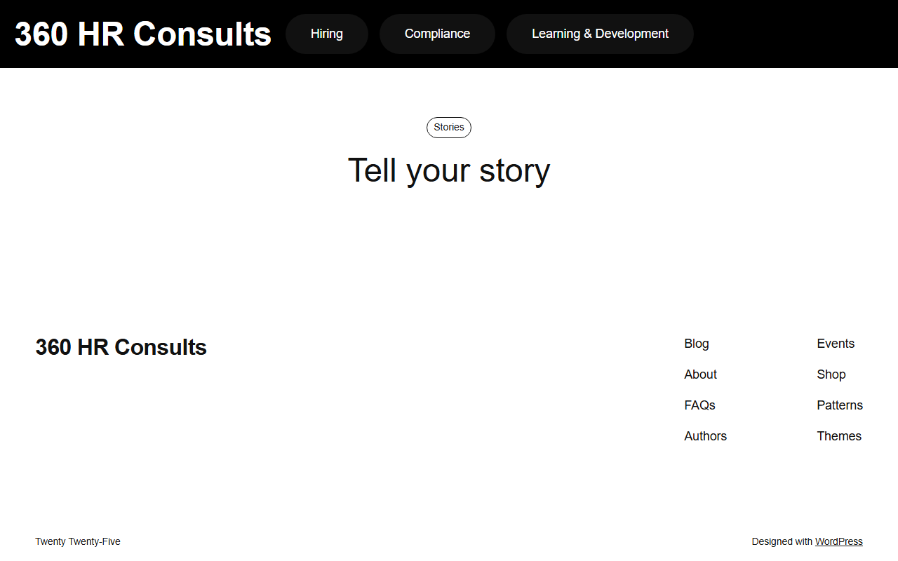 360hrconsults.com screenshot