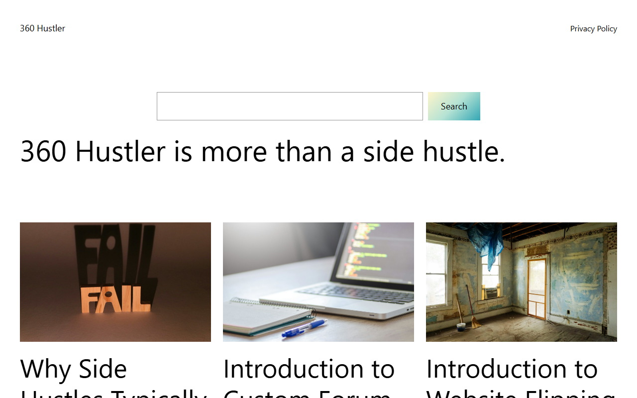 360hustler.com screenshot