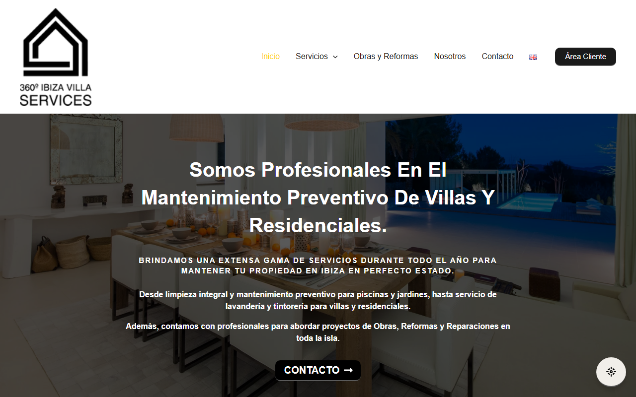 360ibizaservices.com screenshot