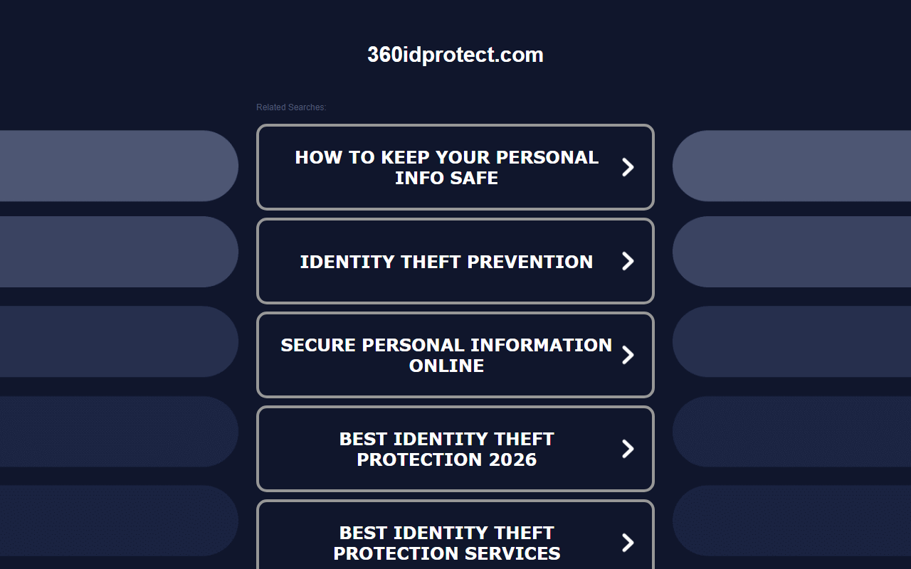 360idprotect.com screenshot