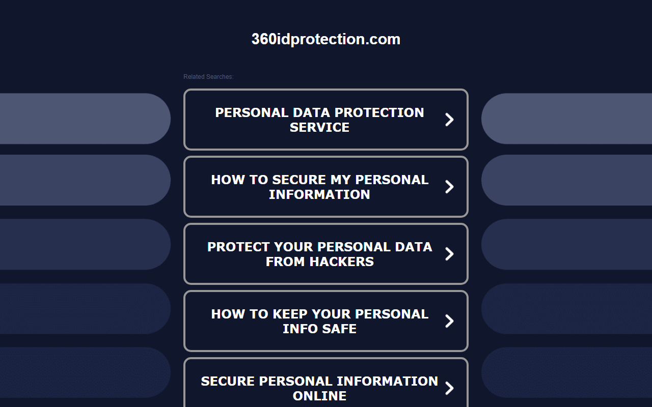 360idprotection.com screenshot