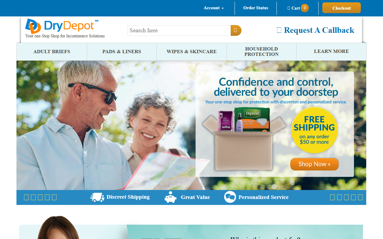 360incontinence.com screenshot