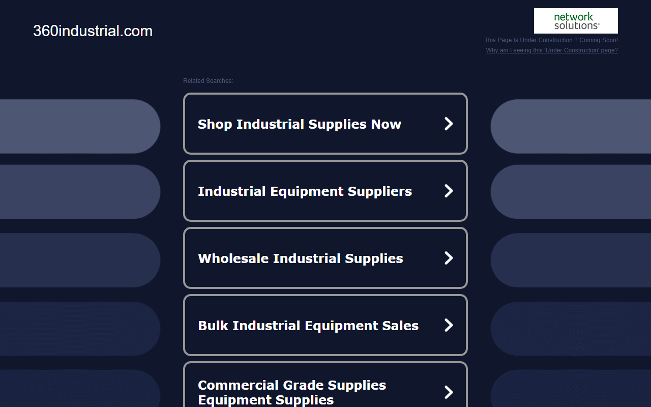 360industrial.com screenshot