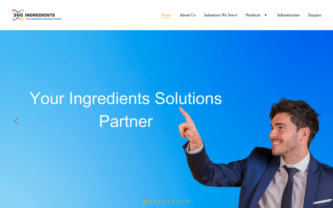 360ingredients.com screenshot