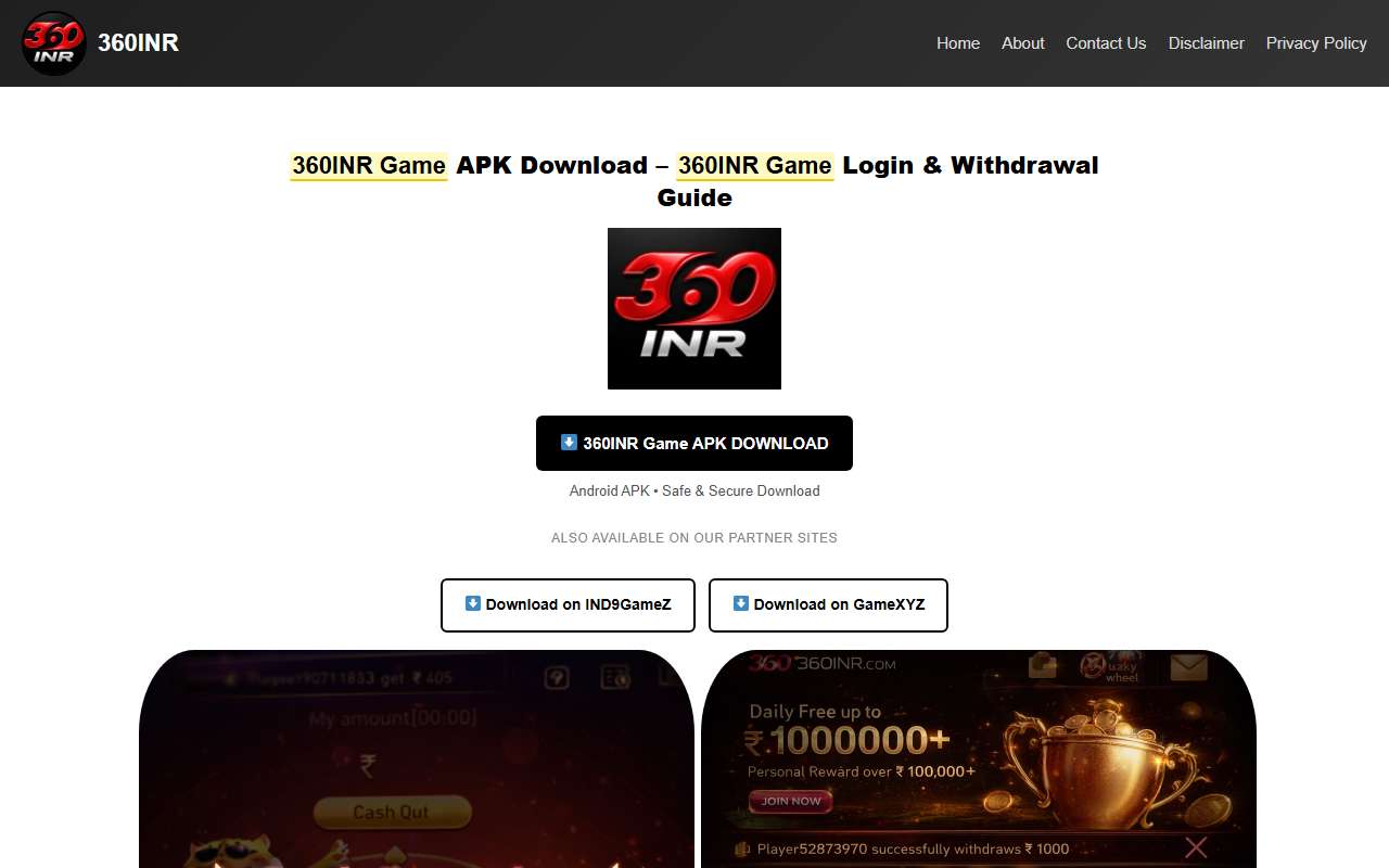 360inrgameapk.com screenshot