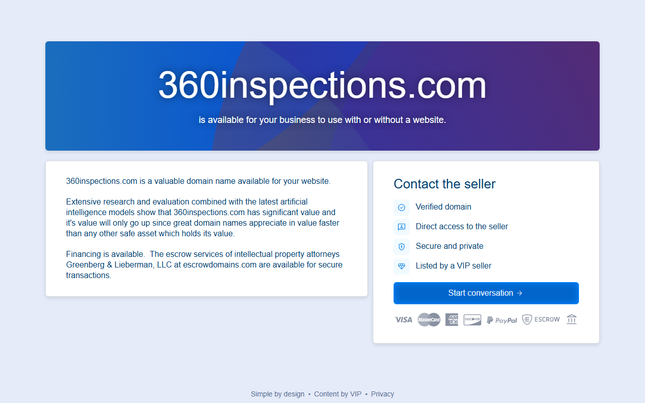 360inspections.com screenshot